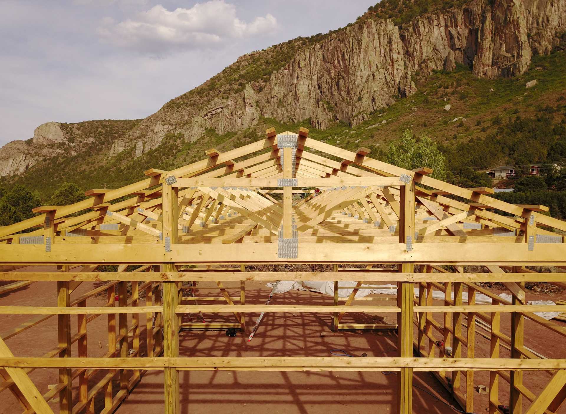 Barn built in Unaweep canyon